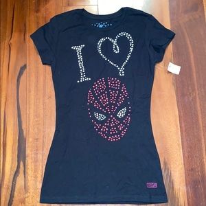 NTW Universal Studios I Love Spider Man Shirt